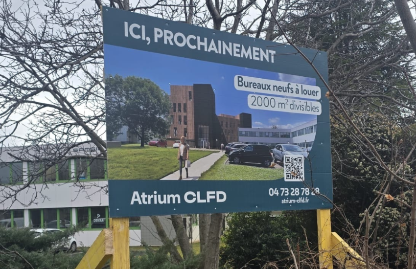 Image d'un panneau de chantier